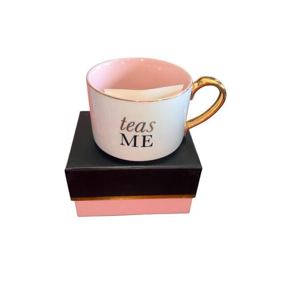 Rosanna Glam Office Teacup Teas Me 10oz girly boss babe elegant New - Picture 1 of 4